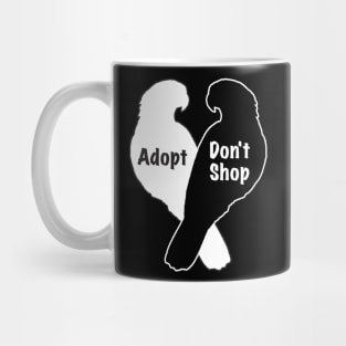 Parrot Rescue Adoption Don't Shop Mug